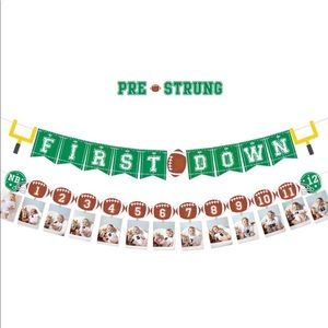 First year down birthday collage